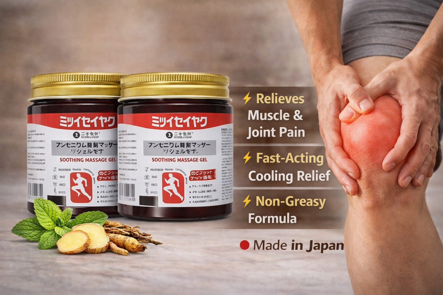 🌿🌿Herbal Japanese Pain Relief Balm🌿🌿 Stop Joint & Knee Pain in Minutes (Buy 1 Get 1 Free)